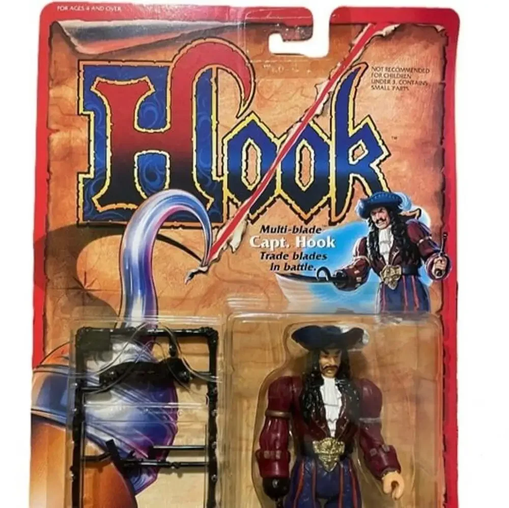 Vintage 1991 Mattel Hook Multi-Blade Captain Hook Action Figure New Sealed MOC